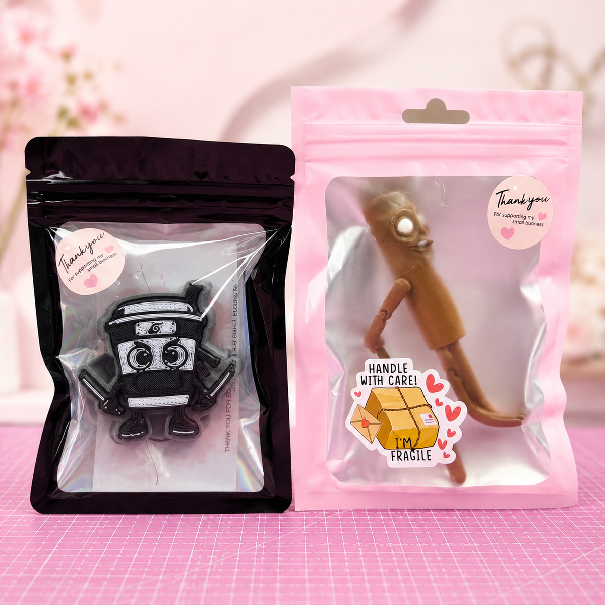 🧠 Brain Rot Duo Bundle | Cappuccino Assassino Clicker + Tung Tung Tung Sahur Articulated Figure