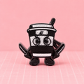 ☕ Cappuccino Assassino Clicker Fidget | 3D Printed Brain Rot Toy